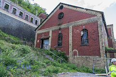 Crumlin Navigation Colliery, Fan house with offices above, May 2015
