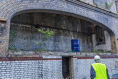 Crumlin Navigation Colliery, Power house and ducting, May 2015