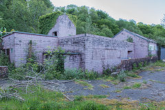 Crumlin Navigation Colliery, Baths and canteen in pink ! May 2015