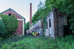 
Crumlin Navigation Colliery, Workshops and upcast engine house, May 2015