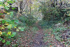 Halls Road trackbed, Newbridge, November 2020