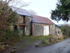 Pant-y-resk Farm barns, Mynyddislwyn, February 2014