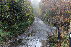 Halls Road to Oakdale and Markham at Pen-rhiw-bica, November 2020