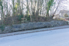 
Treowen Road bridge abutments, TVER, Newbridge, February 2015