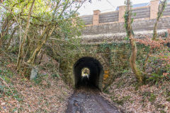 
Twyngwyn Colliery tramway tunnel under GWR TVER, Newbridge, February 2015