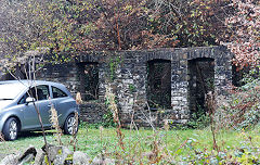 The site of Twyngwyn Colliery, Newbridge, November 2020