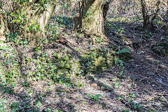 Site of flannel factory, Cwmcarn, March 2015