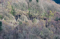 Jamesville Quarry from the West side of the valley, Cwmcarn, April 2016