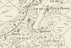 
Cwmcarn Quarry, 1899 © Crown Copyright reserved