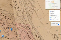 
Spiteful Row on the 1845 Tithe Map