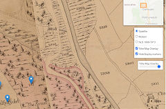 Spiteful Row on the 1845 Tithe Map