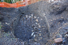 
Cwmcarn Old Pit shaft or Beesoms Makers Pit, c2018,  © Photo courtesy of Stephen Lyons