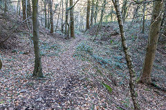 
Lower incline downhill, Pont Hall Quarry, Cwmcarn, March 2015