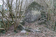 Spiteful Row, Cwmcarn, from the North along Halls Road, March 2016