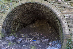 Halls Road Tramroad 1827 viaduct, Cwmcarn, March 2015