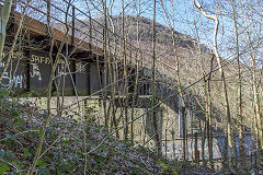 Halls Road Tramroad 1887 viaduct, Cwmcarn, March 2015