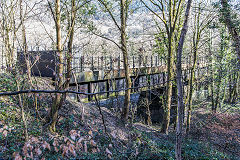 
Halls Road Tramroad 1887 viaduct, Cwmcarn, March 2015