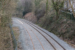 Doubling the line through Cwmcarn, March 2016
