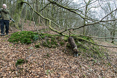 Cwm Pennar possible ventilation shaft, May 2015