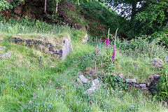 Llanhilleth Farm Colliery, cottage at lower end of the incline, June 2015