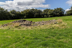 
Foundations of second building, Blaencuffin, August 2014