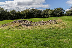 Foundations of second building, Blaencuffin, August 2014