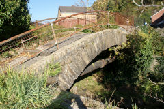 
The 1769 packhorse bridge at Aberbeeg, much rebuilt, October 2010