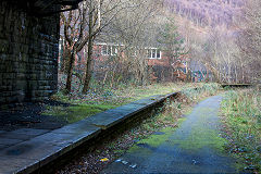 Aberbeeg Station, the Brynmawr up platform, December 2017