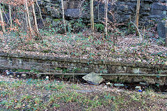 Aberbeeg Station, the Brynmawr down platform, December 2017