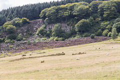 
Cwmtillery West quarry or landslip, August 2015