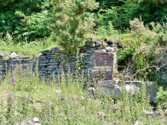 
The ruins of Greenmeadow Farm, Abertillery, July 2013