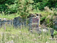 The ruins of Greenmeadow Farm, Abertillery, July 2013