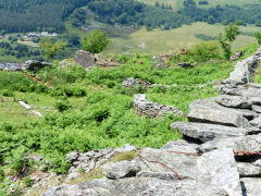 The ruins of Gwasted Ffynnonau, Abertillery, July 2013