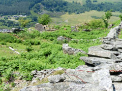 
The ruins of Gwasted Ffynnonau, Abertillery, July 2013