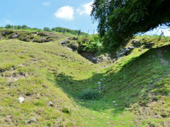Gwasted Ffynnonau quarry, Abertillery, July 2013