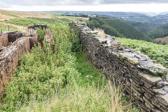 
Aerial ropeway to the Arail tips from Six Bells, August 2019