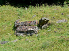 
Tillery Level, 'NCB Tredegar' brickwork, Abertillery, July 2013