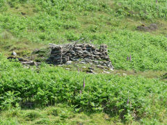 
Stonework above Tillery Level, Abertillery, July 2013