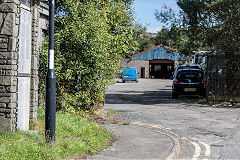 
Baileys tramroad sidings in Catholic Road, Brynmawr, September 2019