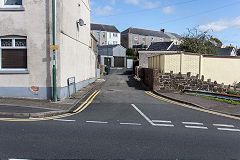 Disgwylfa Tramroad at Well Street, Brynmawr, September 2019