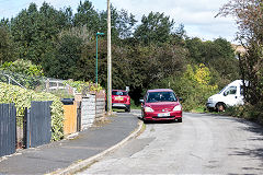 Disgwylfa Tramroad now runs along Clydach Street, Brynmawr, September 2019