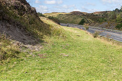 Disgwylfa Tramroad heads for the bridge over the Clydach, Brynmawr, September 2019