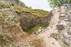 
Craig y Castell limekilns, Llangattock Mountain, Brynmawr, May 2015