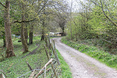 
Tramway past Ty Mawr, Nantyglo, April 2015