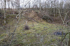 The site of Rhas Fach cottages, Brynmawr, March 2019