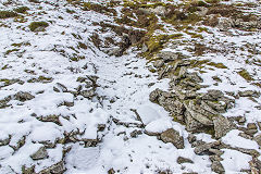 
Possible level above Trostre Pit, Blaina, January 2015