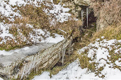 
Possible level above Trostre Pit, Blaina, January 2015