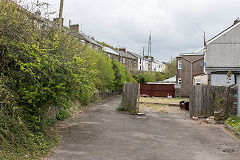 
GWR trackbed at West Side, Blaina, April 2015