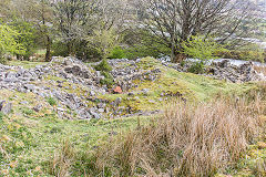 
Trostre Pit reservoir buildings, Blaina, April 2015