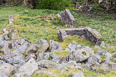 
Trostre Pit reservoir buildings, Blaina, April 2015